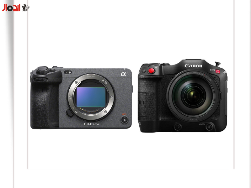 تصویر دوربین و Canon EOS C70 Sony FX3