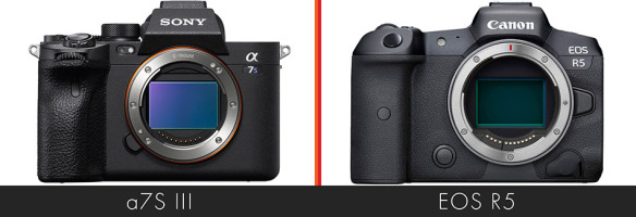 مقایسه دوربین‌های سونی A7S III و کانن EOS R5