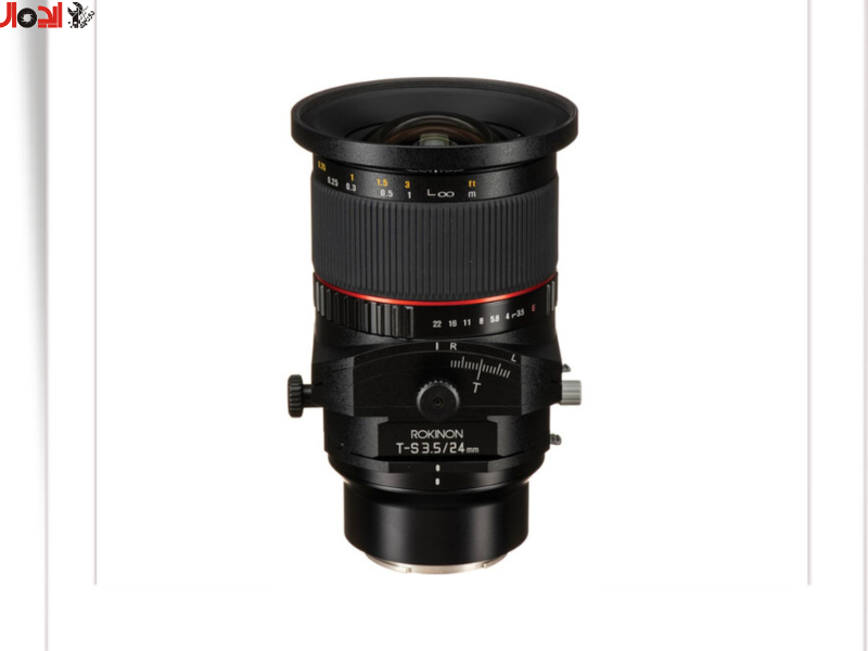 تصویر لنز تیلت شیفت دوربین