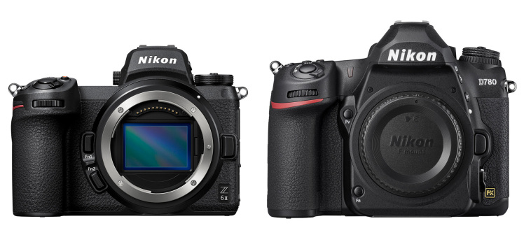 مقایسه دوربین های نیکون Nikon Z6 II vs Nikon D780