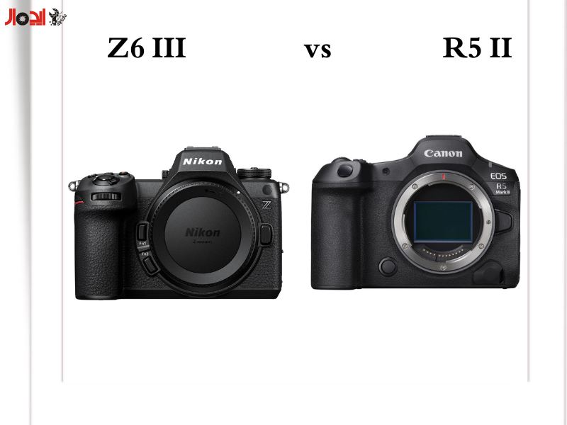 تصویر مقایسه دوربین نیکون Z6 III با کانن R5 II